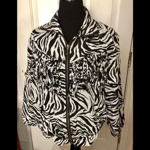 Cute silk jacket by Abvien size small